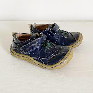 Livie & Luca Navy Leather Shoes, Sz 7